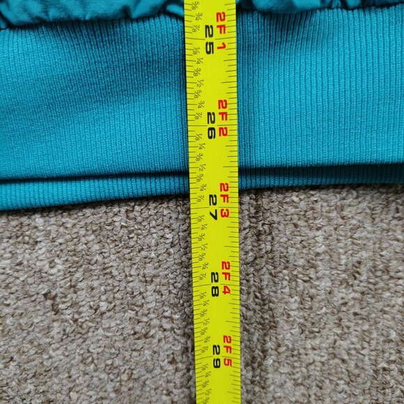 Vintage SUN MOUNTAIN SPORTS HEADWIND Pullover Men M Aqua Blue Nylon Windbreaker - Picture 8 of 8